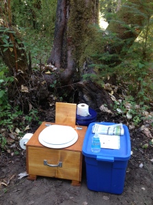 Our Toilet in Our Woods