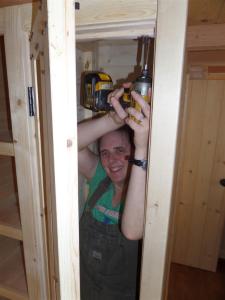 Sheila Adding a Latch for Closet Door