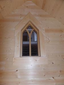 Trimmed Gable Window